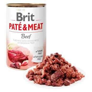 Brit Care Pate and Meat вологий корм для собак 800 г - яловичина - купить, цены на MasterZoo - фото 2