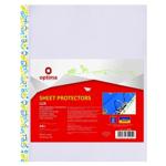 Optima Gloss Sheet Protector 40μm A4+ 20pcs Yellow-Light Blue