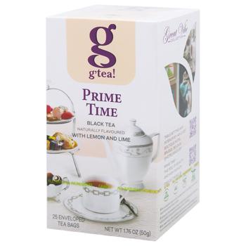 Чай чорний Grace! Prime Time з ароматом лимона та лайма 2г*20шт - купити, ціни на MasterZoo - фото 1