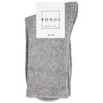 Носки Bonus женские деми 3542 р.23-25 светло-серый