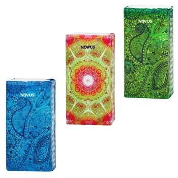 Novus Three-Ply Non-Fragnant Pocket Napkins in Assortment