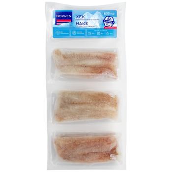 Norven Fresh Frozen Hake Fillet without Skin 3x200g - buy, prices for COSMOS - photo 1