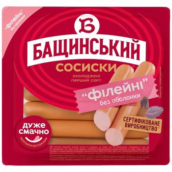 Сосиски Бащинский Филейные первый сорт ~700г - купить, цены на Auchan - фото 1