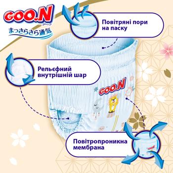 Підгузки-трусики Goo.N Premium Soft 15-25кг 2XL 30шт - купити, ціни на NOVUS - фото 4