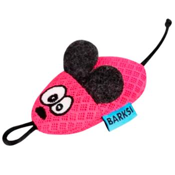 Barksi Mouse with Bell Rod Toy for Cats 8x4cm Pink - buy, prices for MasterZoo - photo 1