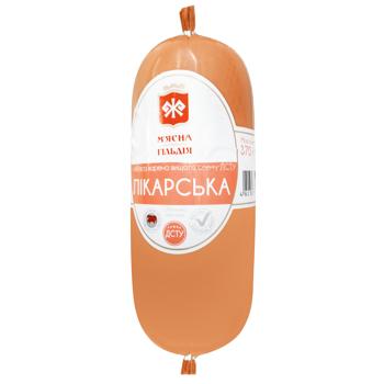 Miasna Hildiia Likarska Boiled Sausage High Grade 370g - buy, prices for Grono - photo 1