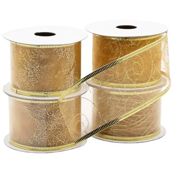 Actuel Decorative Golden Tape 5*270cm - buy, prices for Auchan - photo 1