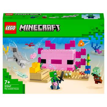 Lego Minecraft 21247 The Axolotl House Building Toy Set