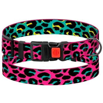 Barksi BronzeDog Urban Art Леопард нейлоновий нашийник для собак S - різнокольоровий - купить, цены на MasterZoo - фото 5