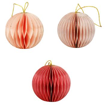 Koopman Colored Paper Christmas Ball 6cm - buy, prices for NOVUS - photo 1