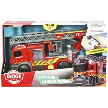 Dickie Toys Mercedes Fire Truck with Telescopic Ladder Game Set 23cm - buy, prices for COSMOS - photo 1