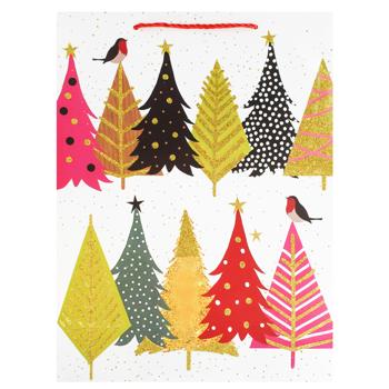 Пакет подарочный Greenwich 40х30х12см в ассортименте - купить, цены на NOVUS - фото 2