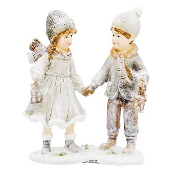 Lefard Boy with Girl Decorative Figurine 10.5cm - buy, prices for MegaMarket - photo 1