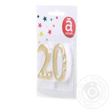 Actuel Cake Candle 20 - buy, prices for Auchan - photo 3