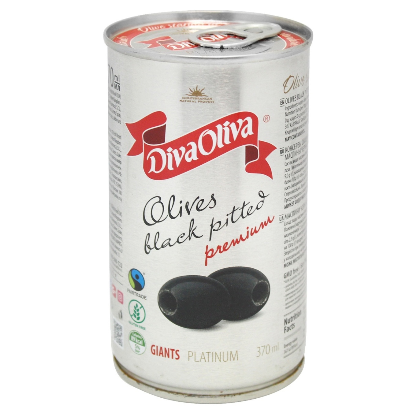 

Маслины Diva Oliva Гигант без косточки 340г
