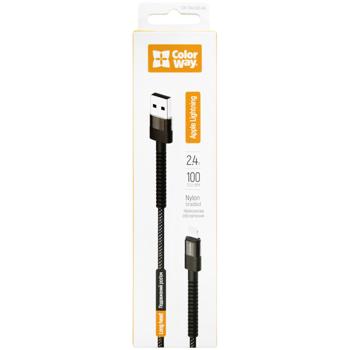 ColorWay USB to Lightning Cable 2.4 A 1m - buy, prices for - photo 2