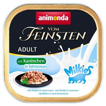 Animonda Vom Feinsten Wet Food with Rabbit and Cream for Adult Cats 100g - buy, prices for Tavria V - photo 1