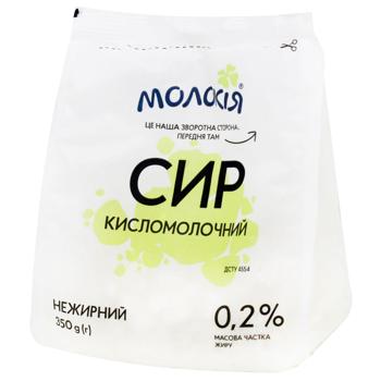 Molokiya Cottage Cheese 0.2% 350g - buy, prices for Ideal - photo 1