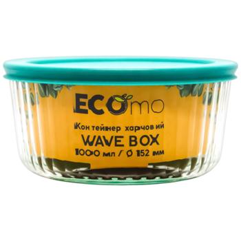 Контейнер пищевой Ecomo Wave Box с крышкой 1000мл - купить, цены на METRO - фото 2