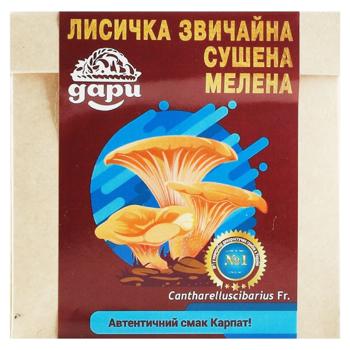 Лисичка сушена мелена 100г ТМ Дари - купити, ціни на Grono - фото 1