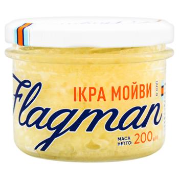 Икра мойвы Flagman в масле 200г