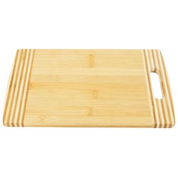 Eurogold Bamboo Cutting Board with Рandle 38*25cm - buy, prices for Vostorg - photo 1