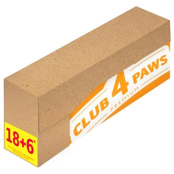 Club 4 Paws Premium Wet Food with Beef for Sterilized Cats 18+6pcs x 80g - buy, prices for MasterZoo - photo 2