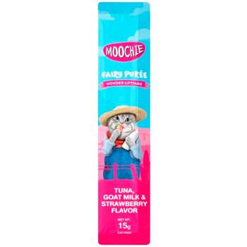 Moochie Fairy Puree Cat Treats for Tuna, Goat's Milk and Strawberry 25pcs x 15g - buy, prices for MasterZoo - photo 2