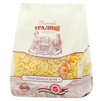 Макаронні вироби Галицькі Традиції Домашні яєчні ріжки 400г - купити, ціни на NOVUS - фото 2