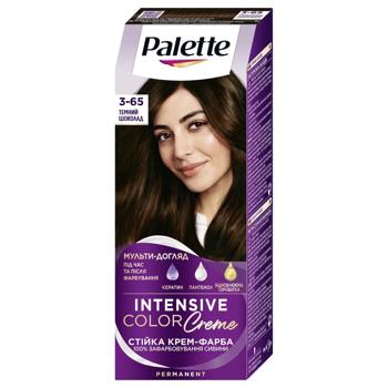 Schwarzkopf Palette Intensive Color Creme W2 (3-65) Dark Chocolate - buy, prices for COSMOS - photo 1