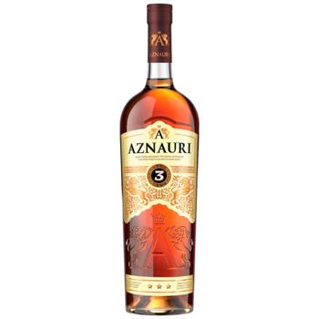 Aznauri 3 Years Cognac of Ukraine 40% 1l - buy, prices for Chudo Market - photo 2