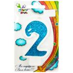 Party House Figure 2 Blue Candle