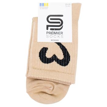 Шкарпетки Premier Socks жіночі високі з контурним серцем р.23-25