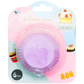 Cupcakes Baking Mold 6pcs - buy, prices for Chudo Market - photo 1
