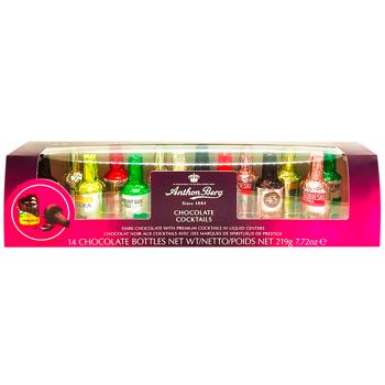 Anthon Berg Dark Chocolate with Cocktail Cream Candies 219g