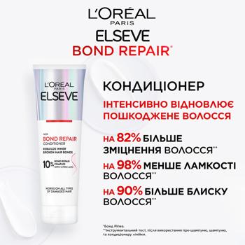 Кондиционер L'Oreal Paris Elseve Bond Repair для восстановления поврежденных волос 150мл - купить, цены на - фото 3