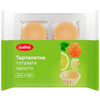 Тарталетки GolPek 100г 12шт - купити, ціни на Чудо Маркет - фото 1