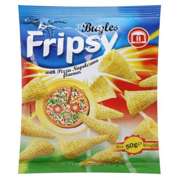 Снеки Fripsy со вкусом пицца Наполитано 50г - купить, цены на За Раз - фото 1