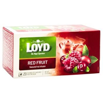 Чай фруктовый Loyd Красные фрукты 2г*20шт - купить, цены на - фото 2