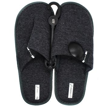 InExtenso Gris Men's Slippers s.41-42 - buy, prices for Auchan - photo 1