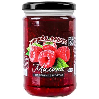 Малина Здорова родина з цукром 350г - купити, ціни на КОСМОС - фото 2