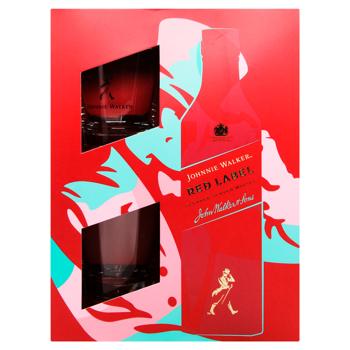 Виски Johnnie Walker Red Label подарочный набор 40% 0,7л - купить, цены на Восторг - фото 3