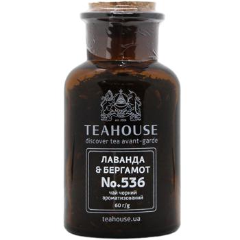 Чай Teahouse Лаванда & Бергамот №536 с/б 60г - купити, ціни на Auchan - фото 1