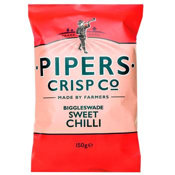 Чипсы картофельные Pipers со сладким перцем чили 150г - купить, цены на WINETIME - фото 1