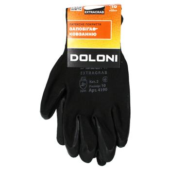 Перчатки Doloni черные р.10 - купить, цены на ULTRAMARKET - фото 1
