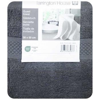 Tarrington House Anthracite Guest Towel 30x50cm - buy, prices for METRO - photo 2