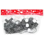 Гірлянда електрична 20 лампочок матових, 3м, чорний кабель арт. 6359-250409 И790