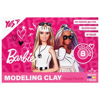 Пластилін Yes Barbie 8шт