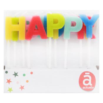 Actuel Letters Candles For Cake - buy, prices for Auchan - photo 1