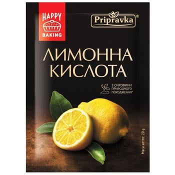 Лимонная кислота Pripravka 20г